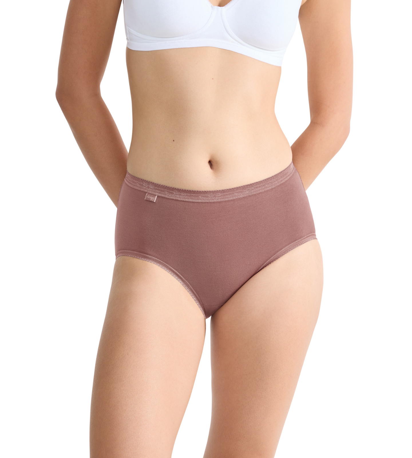 Sloggi Basic+ Midi Brief Knickers Pants 4 Pack 95% Cotton – 10071781 RRP £45.00