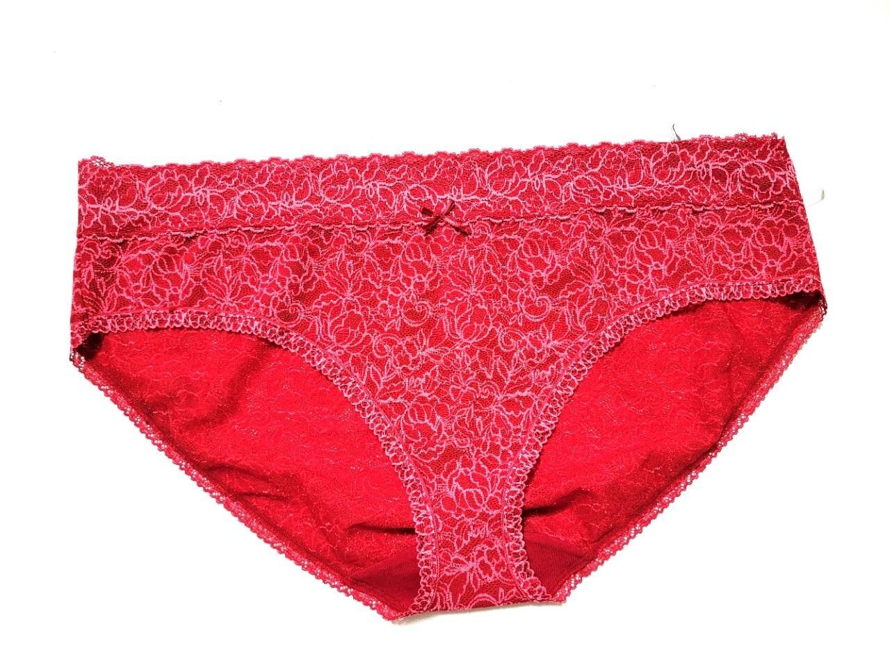 Cacique women’s stretch lace hipster red plus size 22/24