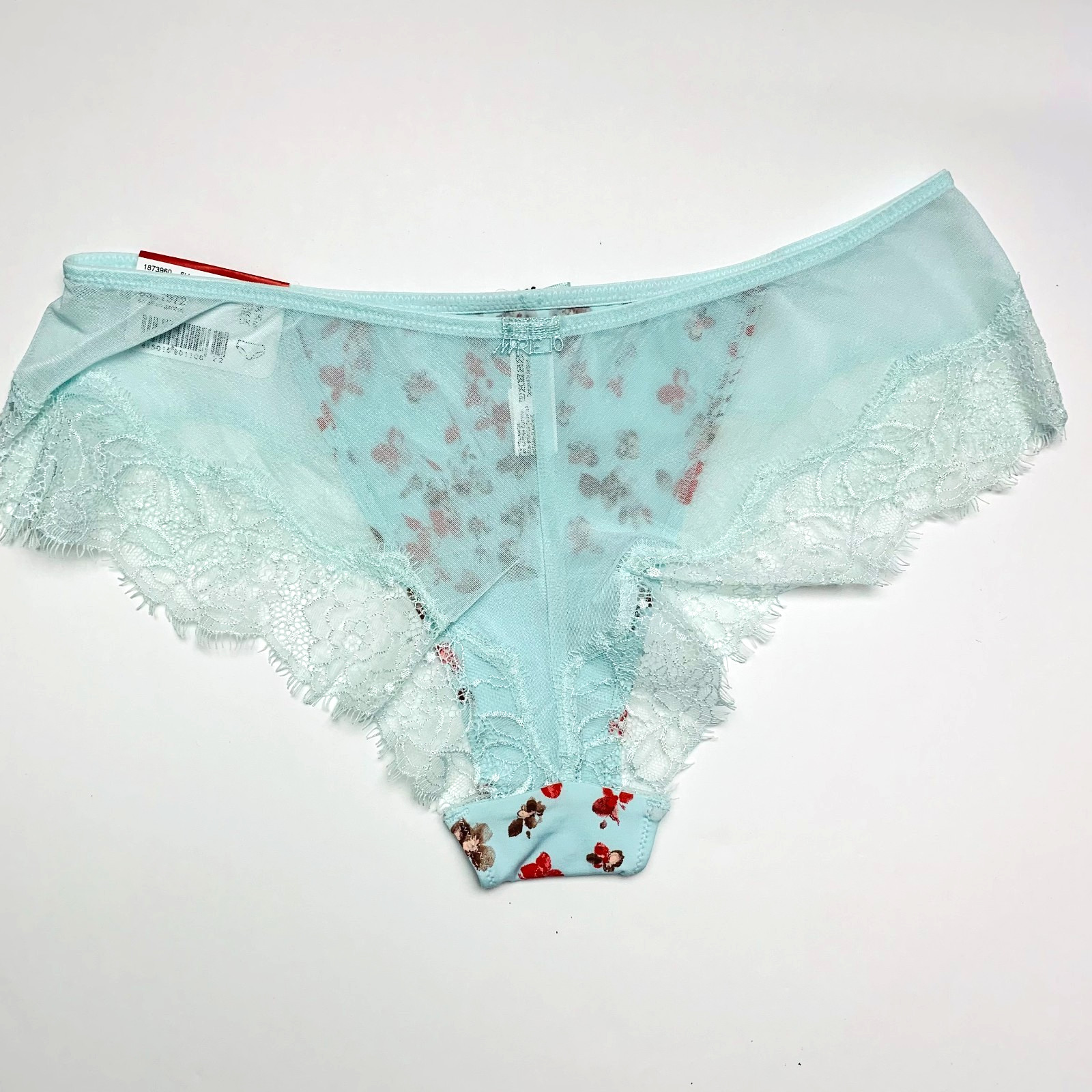 NWT Marie Jo Eleanor Hotpant Hipster Eyelet Lace Panty Small Green Floral