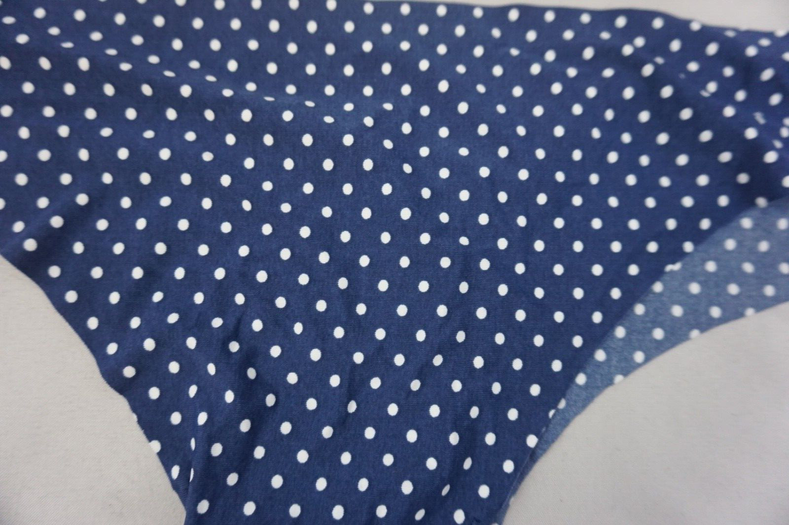 Splendies Navy Blue White Polka Thong Women’s X Large Underwear NWT