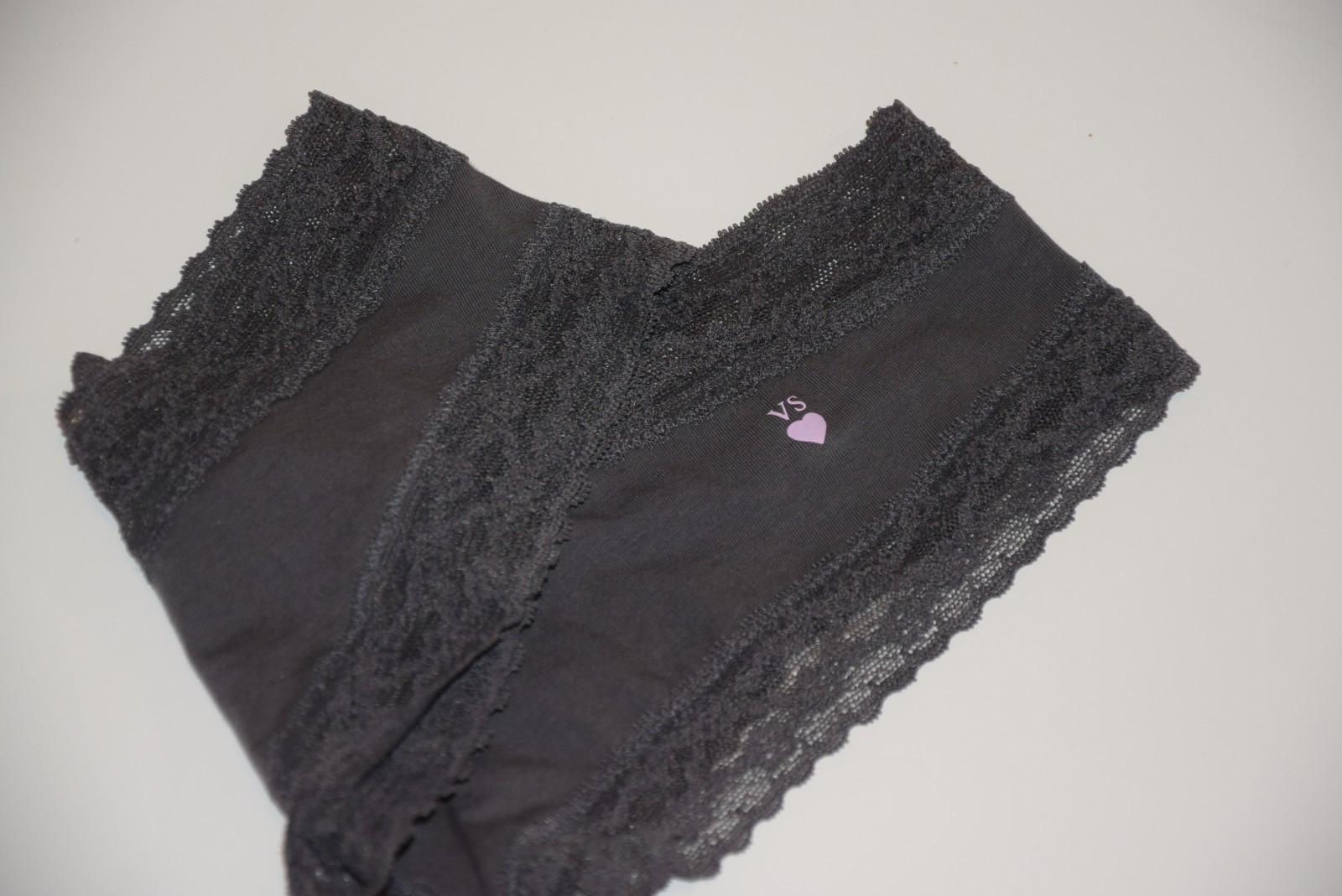 Victoria’s Secret S Dark Gray Sexy Cheeky Bikini Panties M – Ships Free