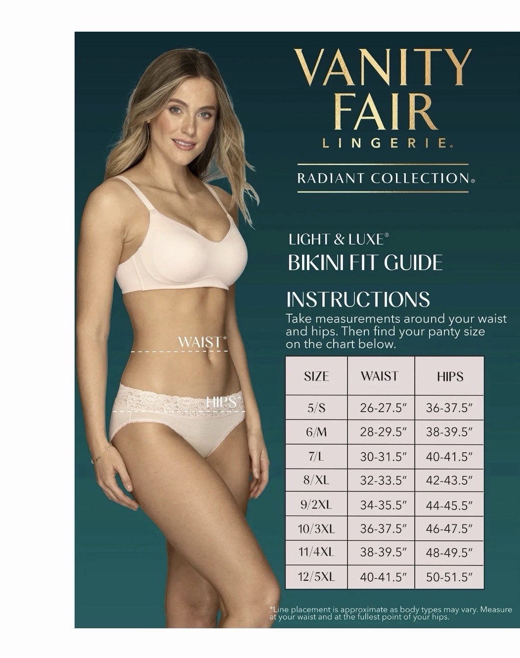 Vanity Fair Radiant Light & Luxe SOFT Bikini (Size 4XL/11) NWT Set Of 3