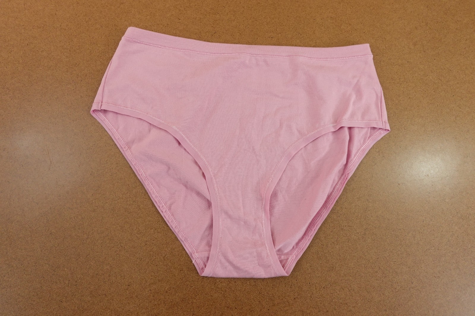 Gap Body Womens Large Pink Organic Stretch Cotton High Rise Bikini Panty NWT