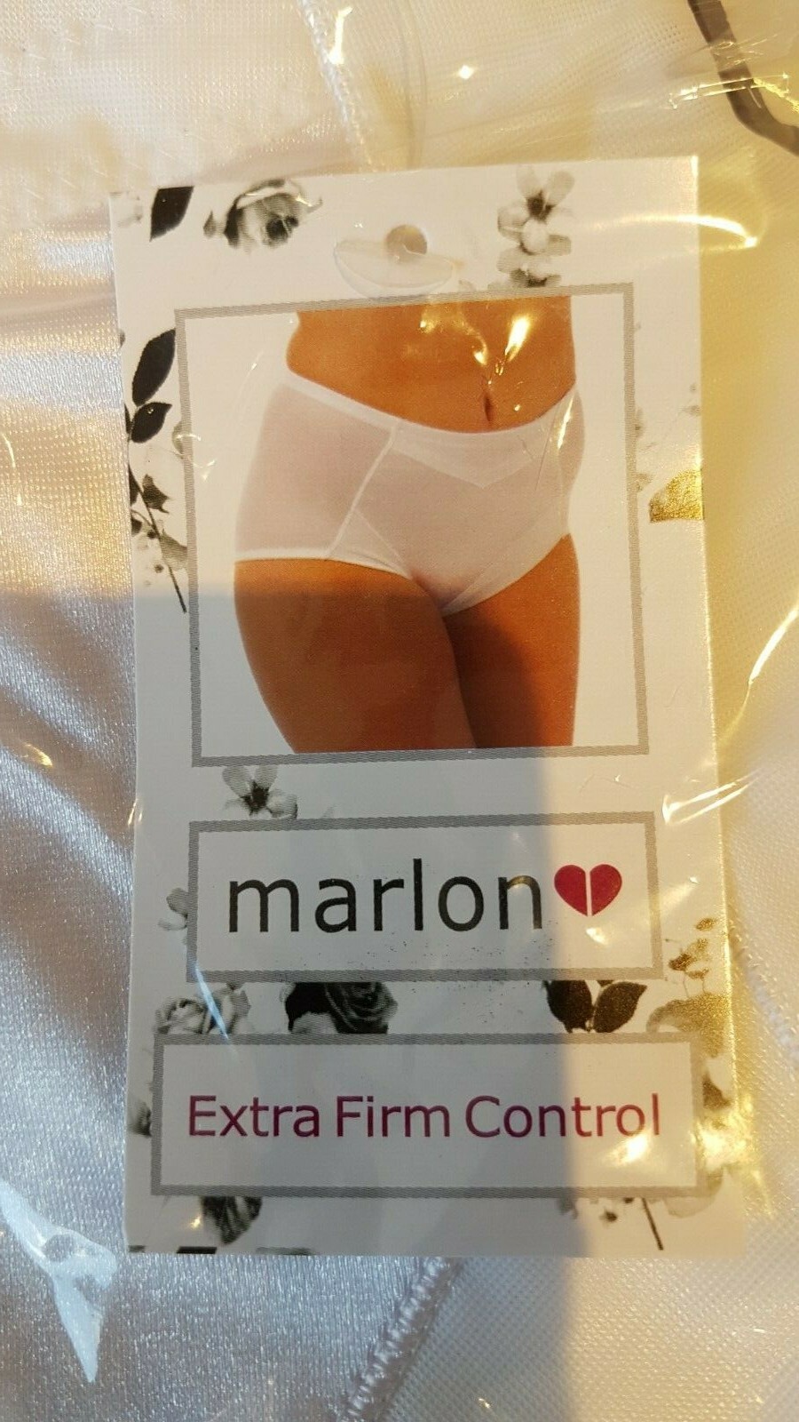 Women’s Maxi Support Briefs Extra Firm Control White Polyamide Cotton UK XL 3XL