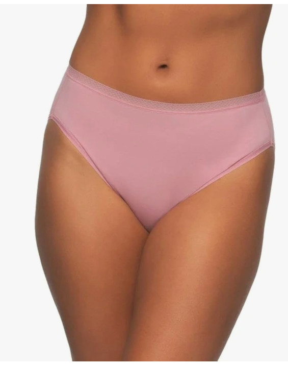 Felina Women’s Hi-Cut with Lace Trim, 6-pack – Pima Cotton M New in Package