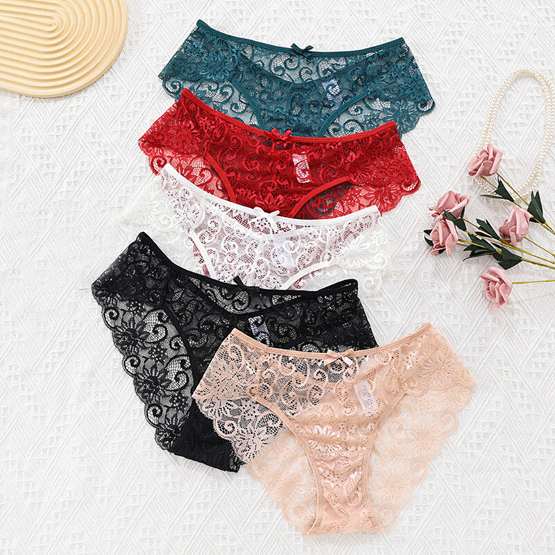 New Womens Underwear Lace Seamless Bikini Panties Briefs Underwear Sexy Stretch