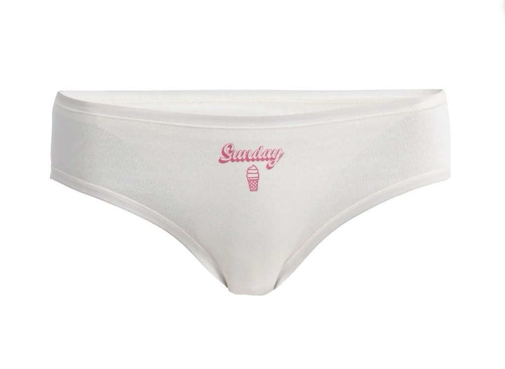 7-Pack NO BOUNDARIES Women’s XS (0-2) Cotton Hipster Mid-Rise Days Of The Week