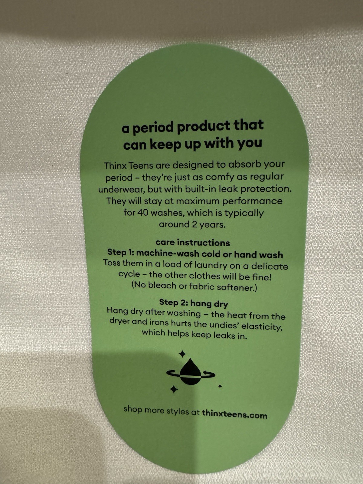 Thinx Teens Reusable Panties – Bikini Size small – Bundle Of 3 – NWB
