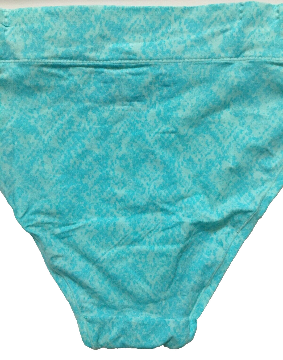 Womens Teal Blue Cheeky Panties Size 2X-3X Wide Band Super Soft 4 Way Stretch