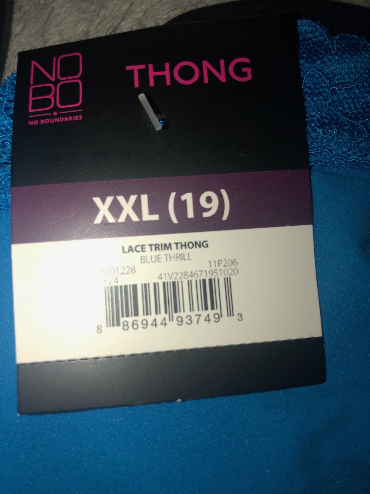 *NWTWomen’s Lot of (3) G-STRING PANTIES sz. 19 XXL NOBO