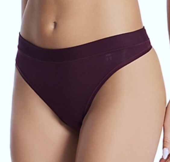TOMMY JOHN Second Skin Winetasting Purple Thong Panty NEW Womens Sz XS S M L 2XL