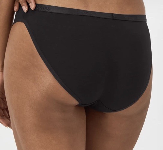 HANES Originals Women’s Size M 3-Pair Low Rise Bikini Underwear Bamboo Viscose