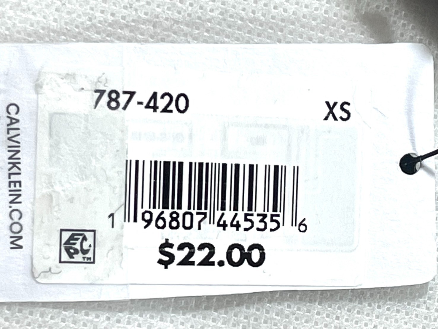 NWT 1-Pack Calvin Klein Women’s XS Modern Cotton Logo Bikini F3787 Blue