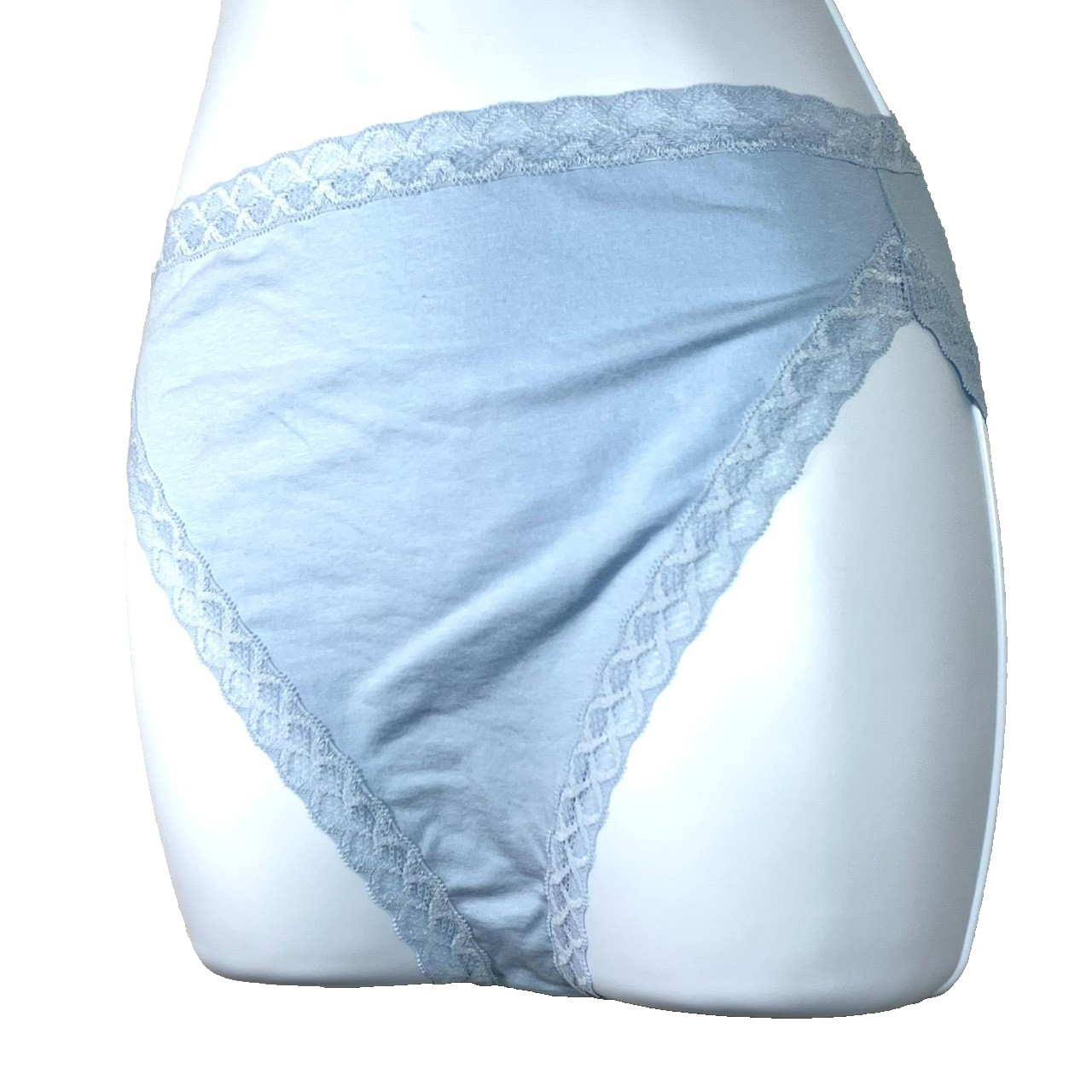 NWOT Natori Women’s XXL Bliss Lace-Trim Cotton French-Cut Brief Underwear 152058