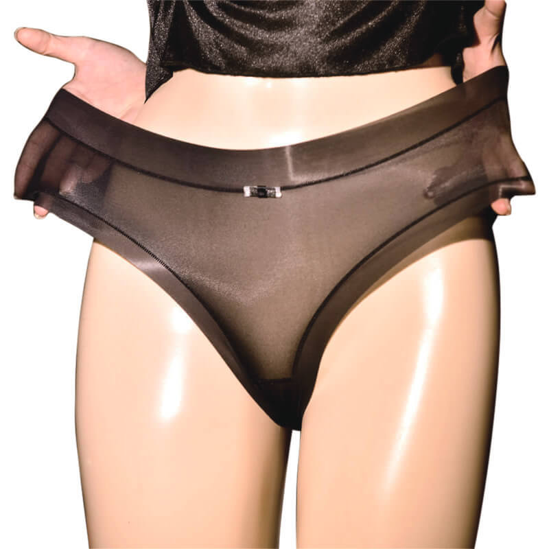 6pcs/lot Women See-through Shorts Underwear Shiny Lingerie Bikini Briefs Panties
