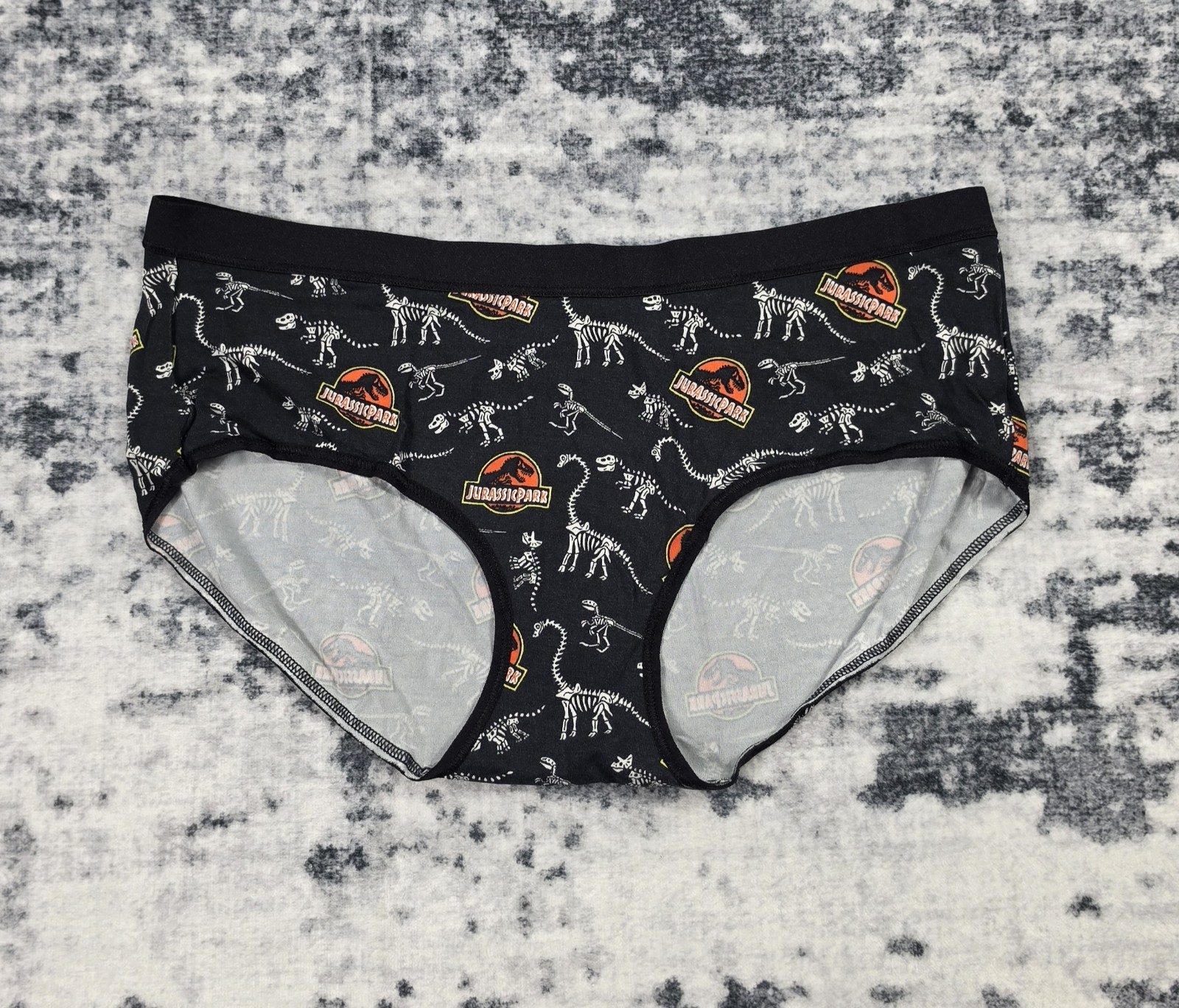 MeUndies Jurassic Park Women’s Hipster Brief Panties Dinosaur Print Size S New