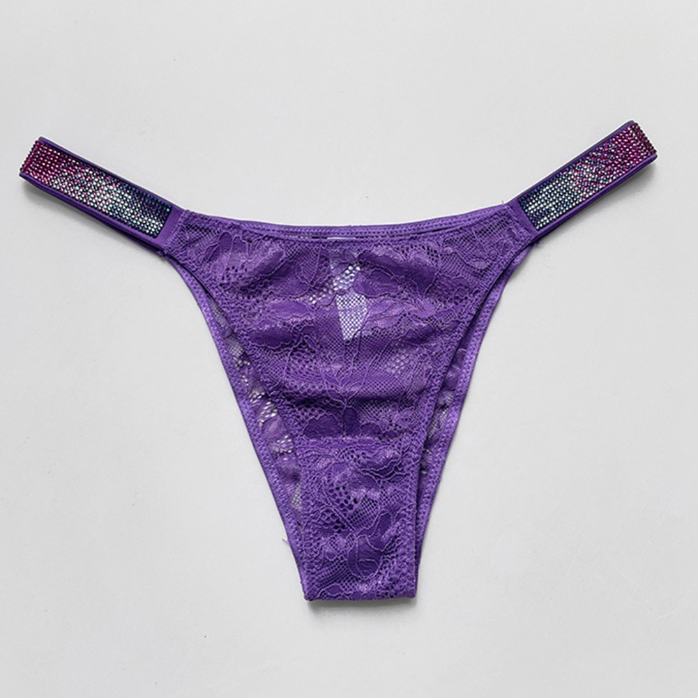 Simple Solid colored Women’s G string Thongs Underwear Low Waist Briefs