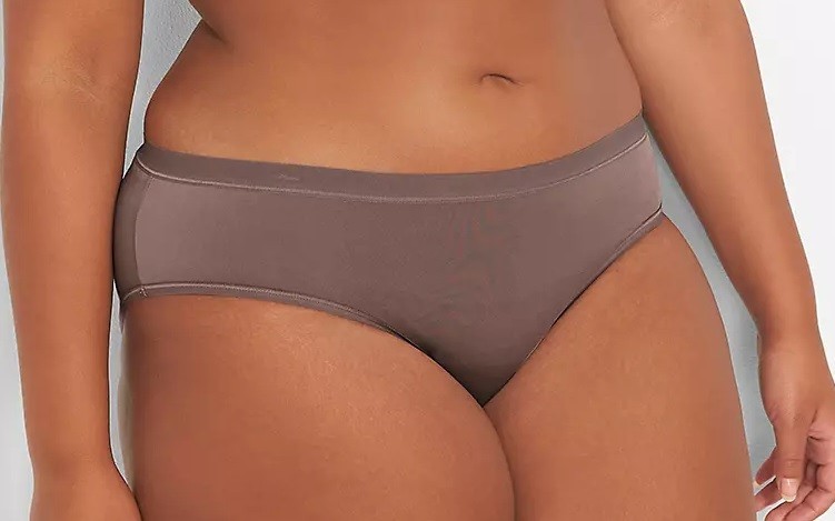 NWT – Lane Bryant Light Brown Microfiber Hipster Sz 26/28 Ret:$11.50