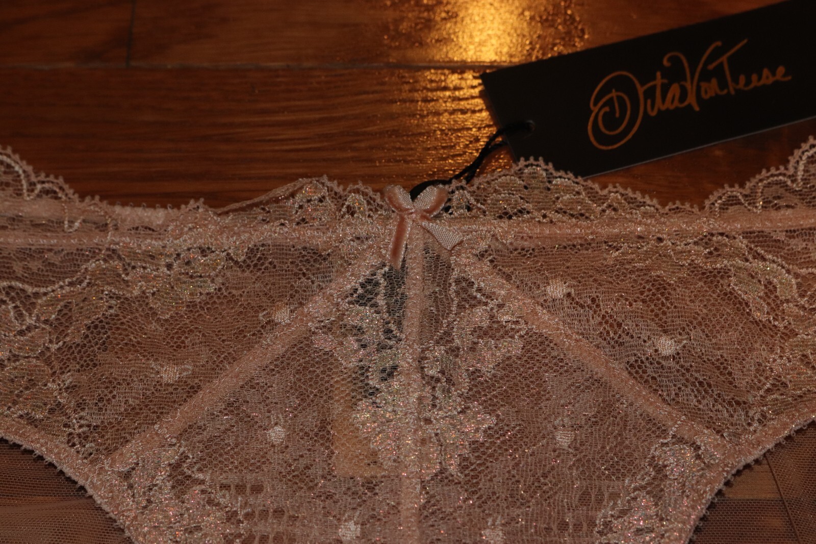 BNWT Dita Von Teese Lurex Lace Bikini MSRP $55!!