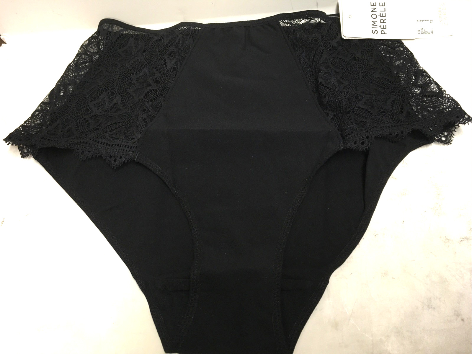 SIMONE PERELE Black Microfiber with Lace Panty ( Brief) NWT assorted