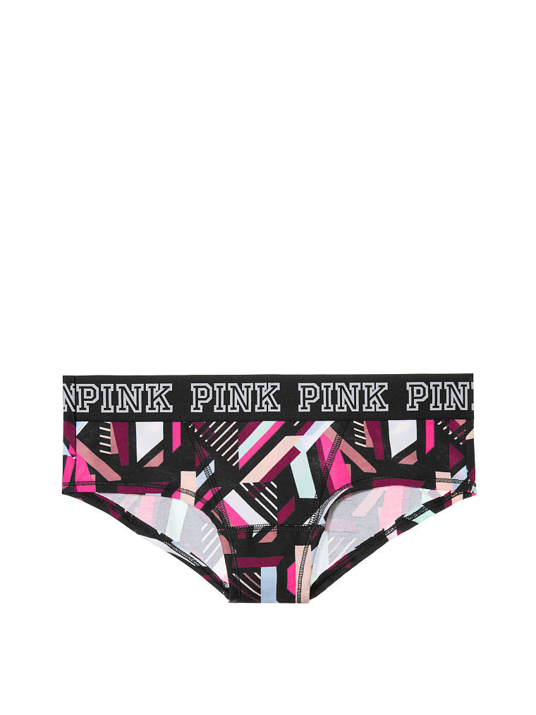 Victoria’s Secret PINK Logo Hipster Panty Multicolor Abstract