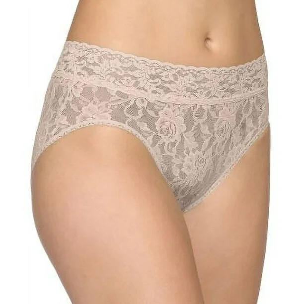 Hanky Panky Womens Signature Lace French Brief Style-461 grey SMALL