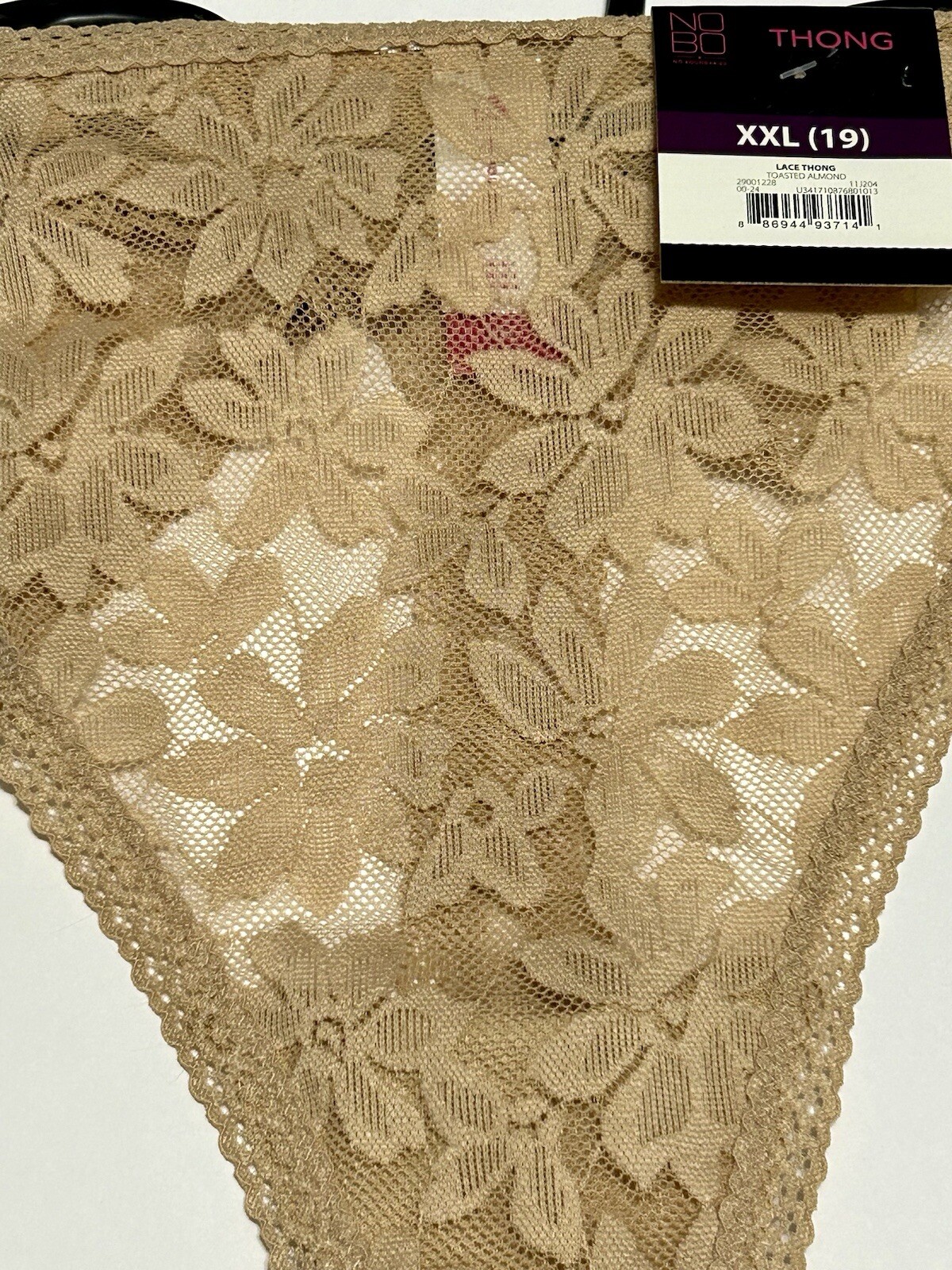No Boundaries Women’s Strappy Low Rise Lace Thong Panties NWT XXL (19)