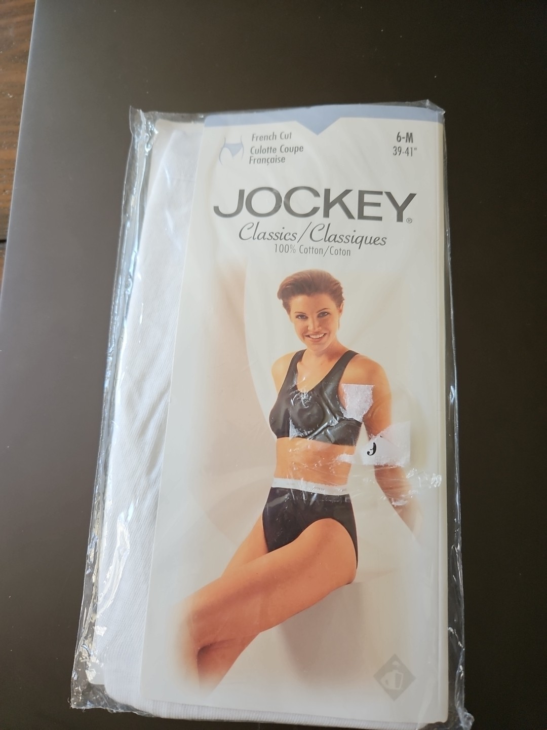 Vintage Jockey Classics French Cut Panties Women Size 6 White Cotton 2003 New