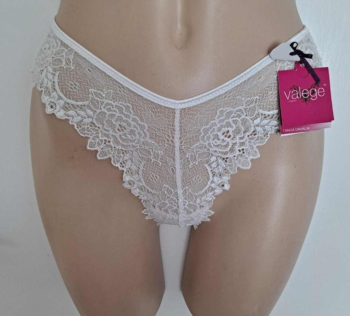 Valege Lace Tanga Briefs Knickers Panties Style Dahalia Assorted Colours & Size