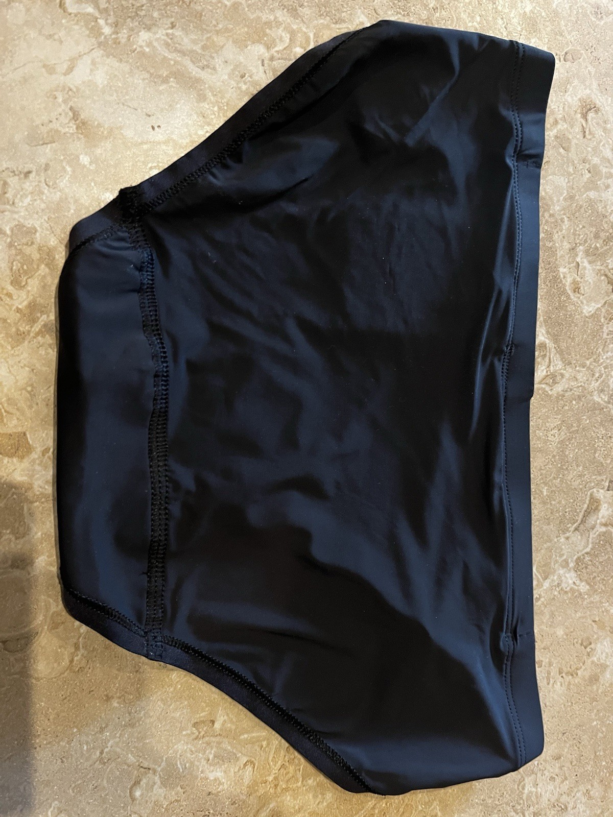 NWT Maidenform Invisible Look BARELY THERE Black Bikini Panty Large 7