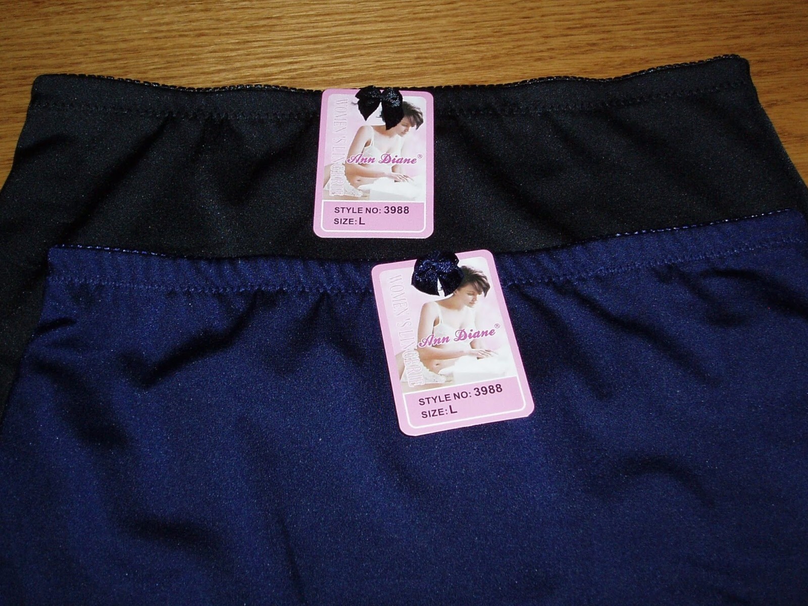 2 pairs Ann Diane Women’s Lingerie Style 3988 Size L control shape panties