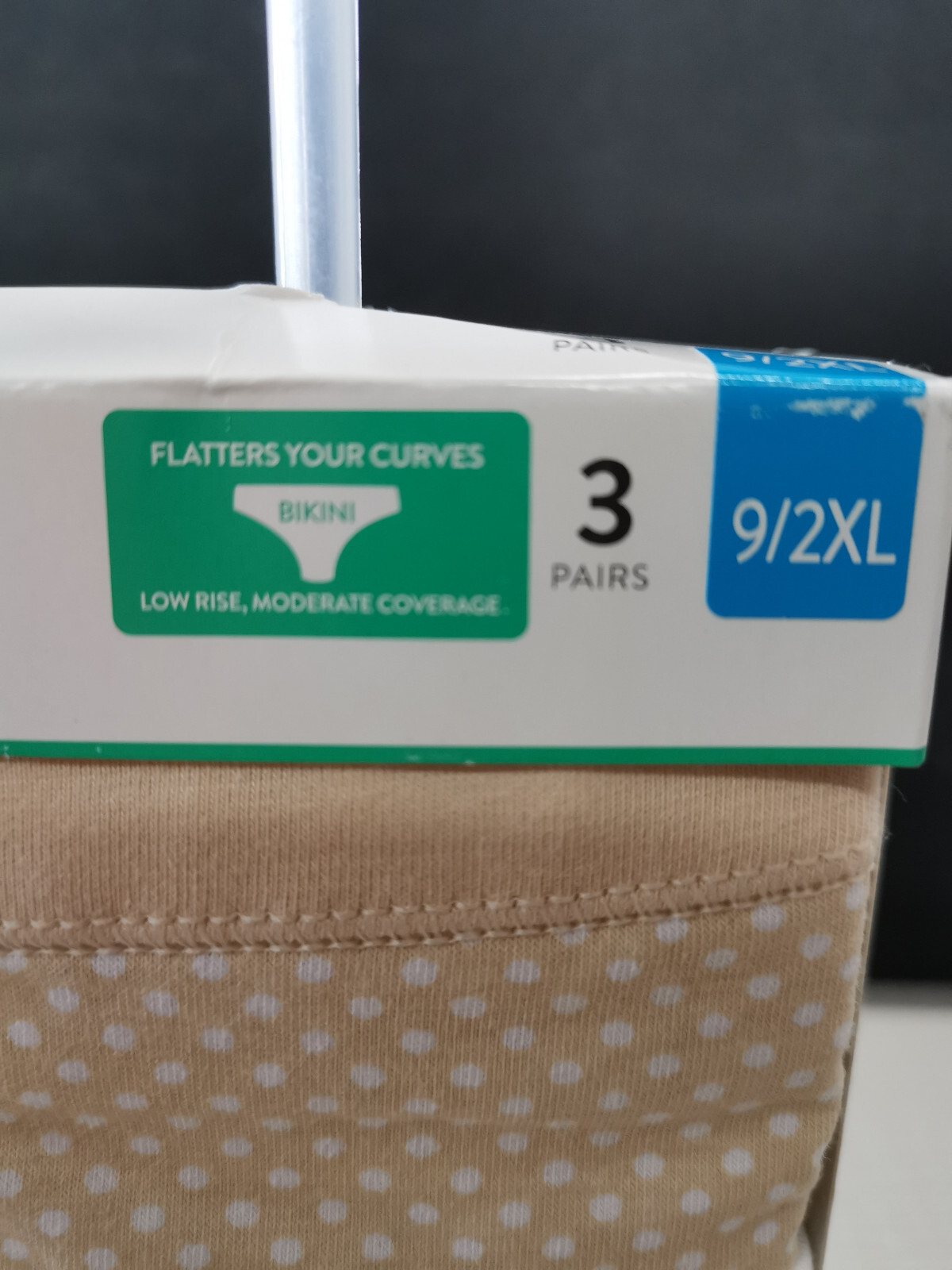 Hanes 42KSQ3 Ultimate Perfect Stretch Bikini (3-Pack) 9/2XL