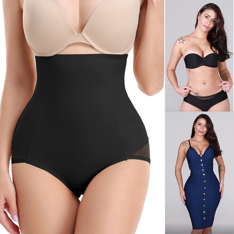Bragas moldeadoras con control de barriga para mujer, ropa interior sin costuras