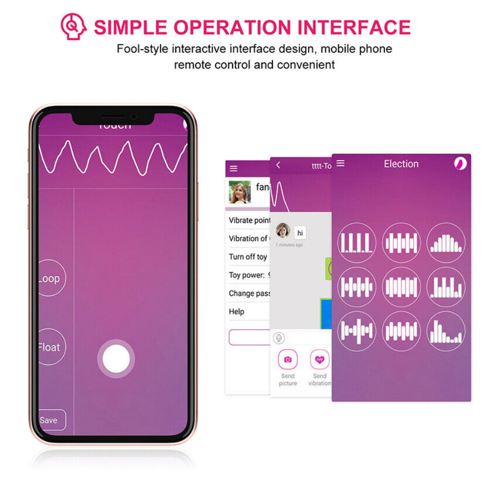 APP Wireless Control Multispeed Butterfly Panties Wearable 10 Modes Vibrating