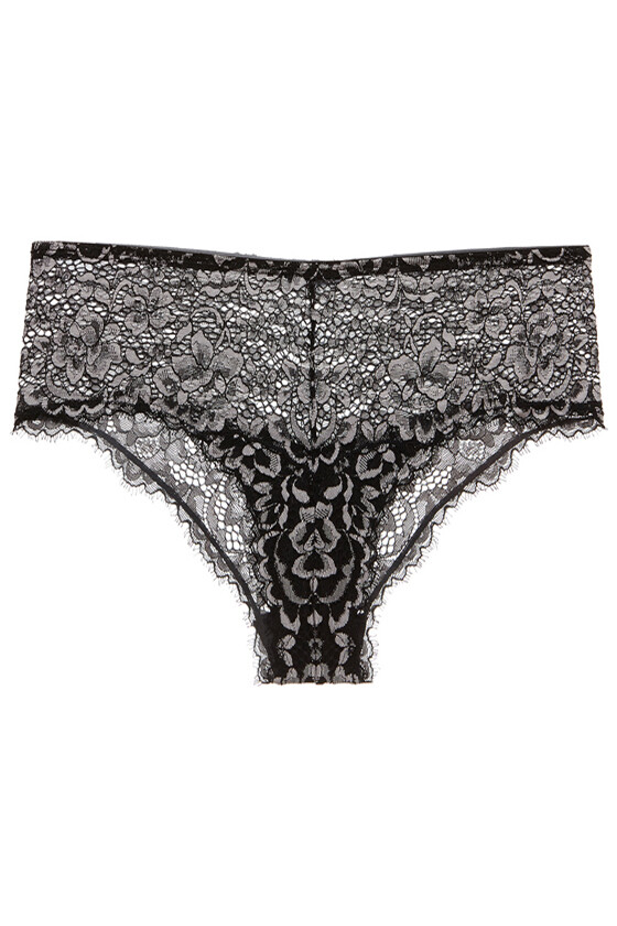 Cosabella Pret-A-Porter Hotpant Boyshort Black/Stone $25