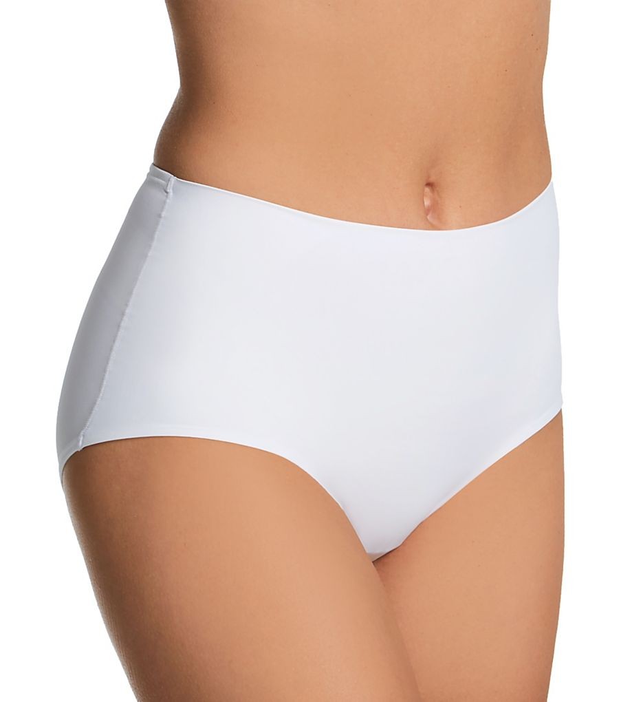 Warners BRIEF Smooth it over Front High Waist RS9021 white breathabl nylon ~ L/7