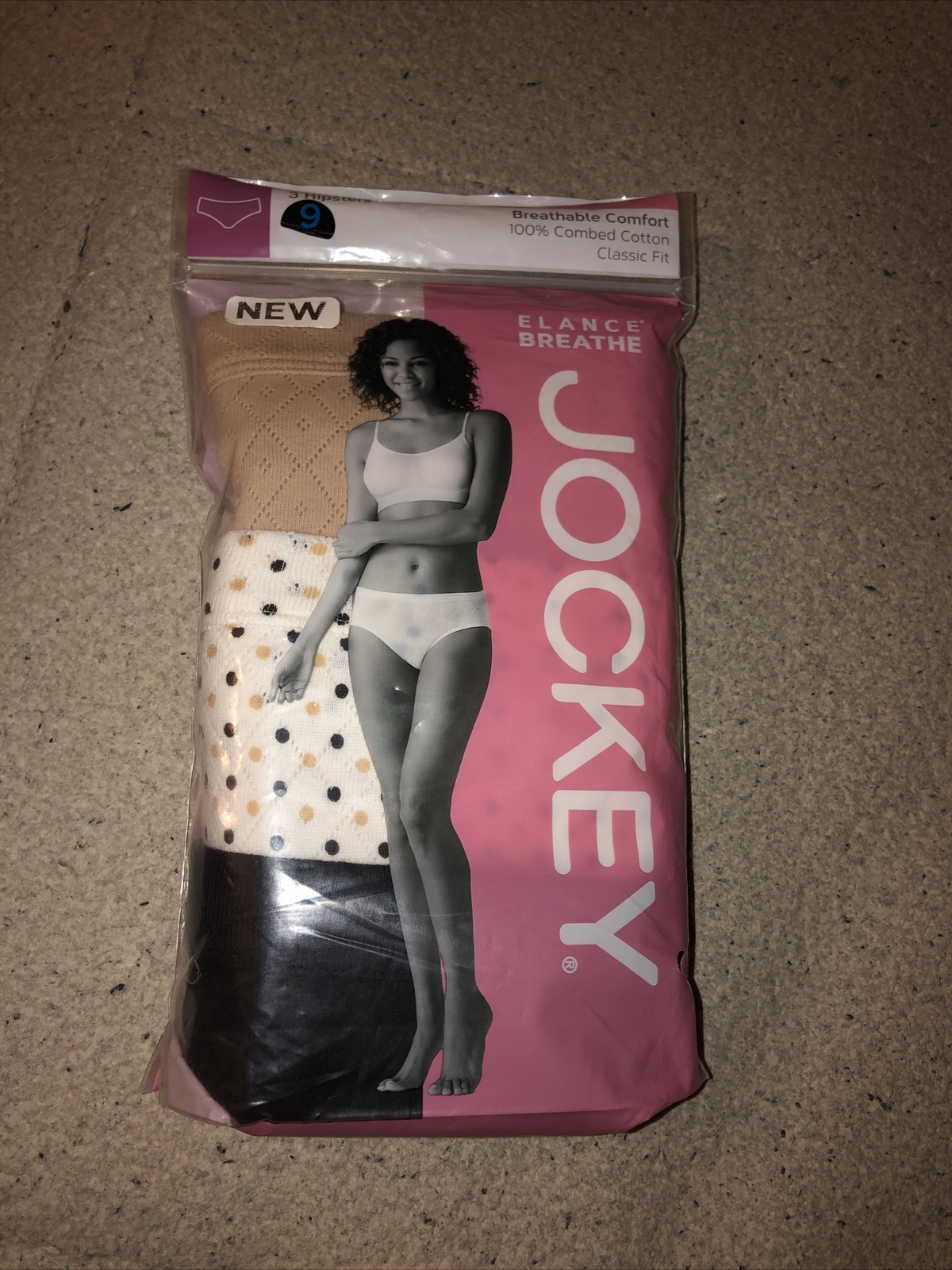 3 JOCKEY Sisters size 9 new￼100%COMBED COTTON