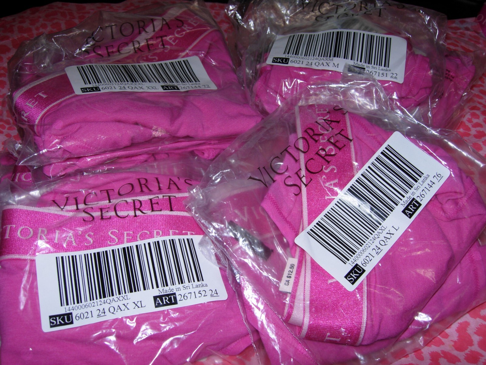 Victoria’s Secret Sexy Tanga Bikini Pink Fuchsia Frenzy Block Logo Classic NWT