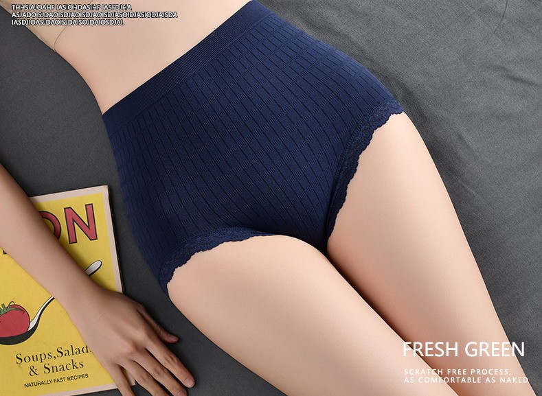 Women Briefs High Waist Tummy Control Lace Panties Hip up Underpants 92319
