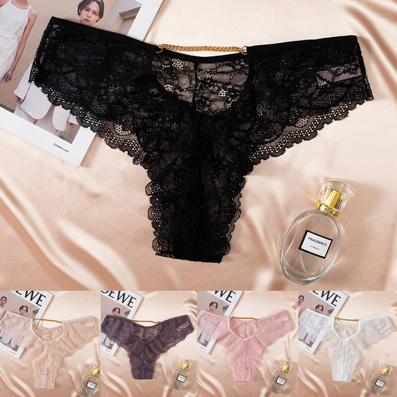 5PCS/LOT Sexy Ladies Womens Lace Panties Thong G string Underwear Sheer Lingerie