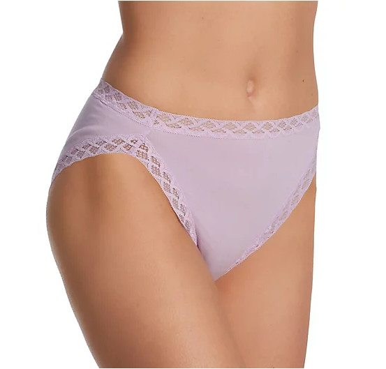 Natori Bliss French Cut Pima Cotton Brief Panties 152058 Freesia Size M,XS