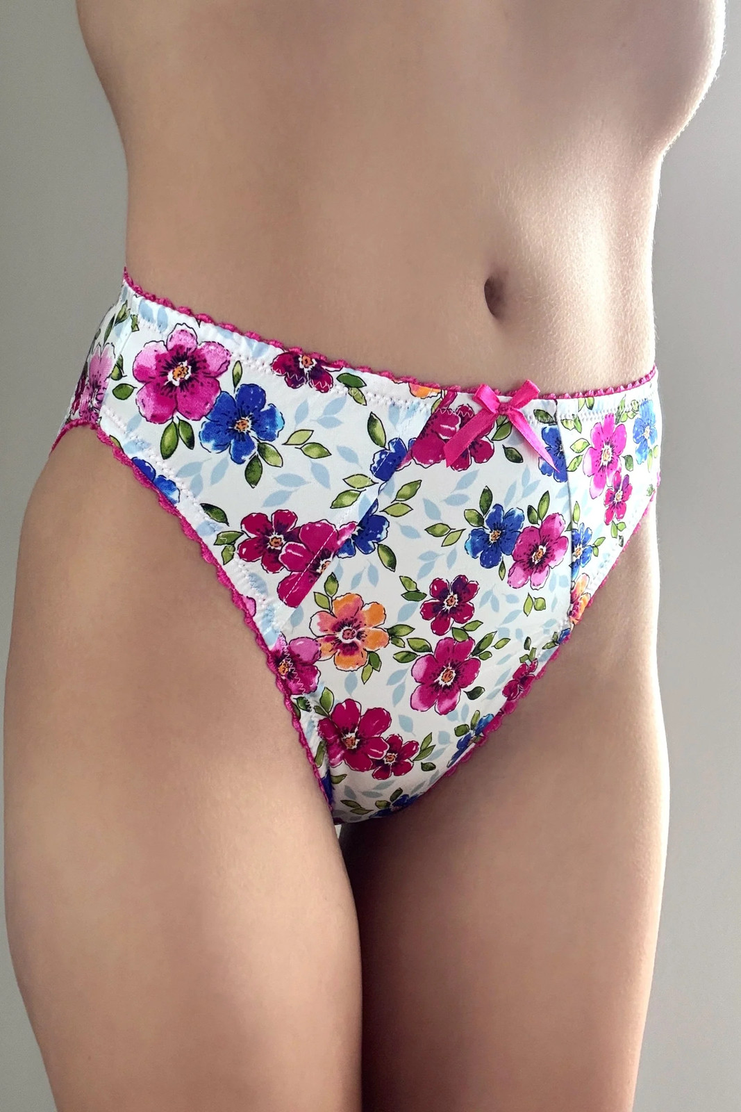 K&L Pixie Katie Stretch Satin Classic Full Panty Hope’s Bouquet S-2X