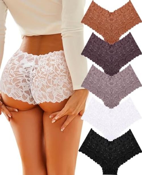 Sexy Medium 5 Pack-black*1 White*1 Mocca Grey*1 Brick Yellow*1khaki*1