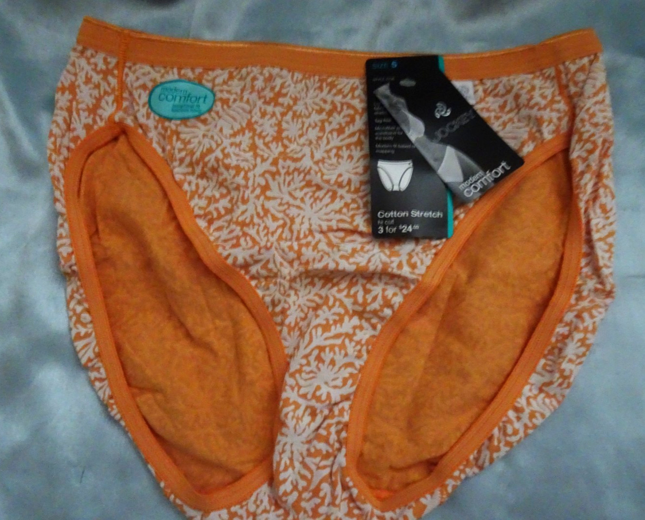 JOCKEY Modern Comfort Women’s Underwear Set of 3 Sz. 5 Cotton Stretch Hipster