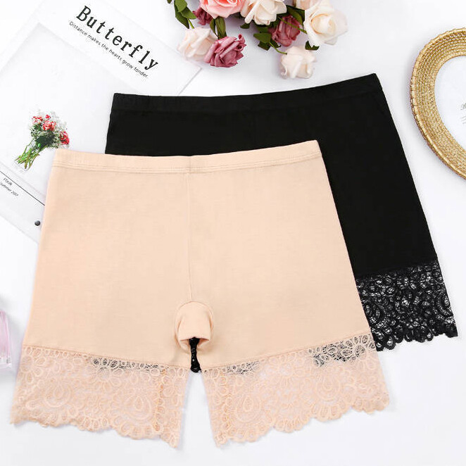 4pack Lot Women Elastic Safety Anti Chafing Under Shorts Pants Underwear Panties