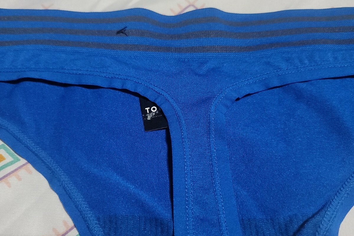 NWT Women’s Plus Size 0XL Torrid Curves Blue Seamless Thong Underwear Panty