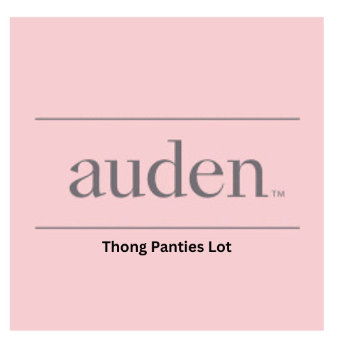 Auden Wholesale Lot 10 pc Women’s Thong Panties Underwear