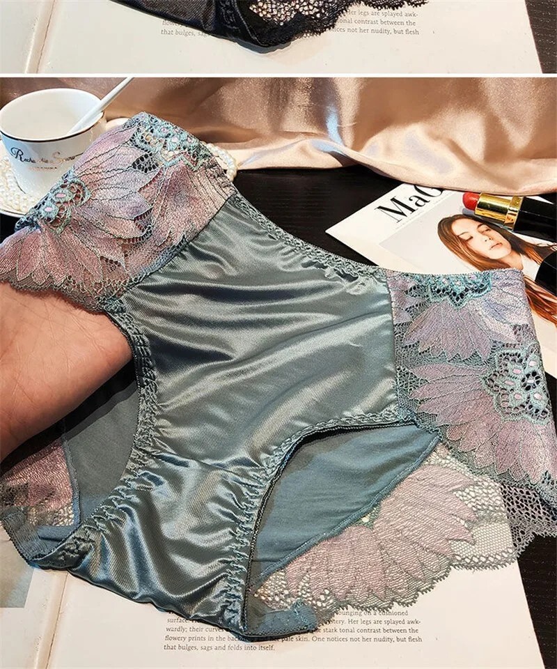 Sexy Army Green Lacey size L Panties (See Photos for US Sizing) US Seller