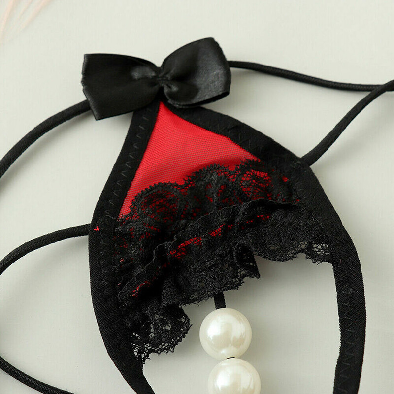Sexy Women’s Lace Thongs G-string Panties Underwear Crotchles T-back Lingeries