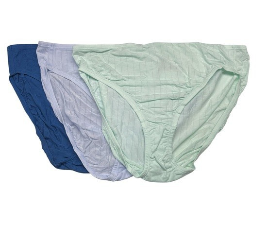 Jockey~Set of 3~Supersoft Breathe French Cut Brief~Size 10~Blue~A690993 13463